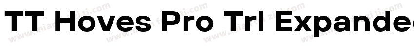 TT Hoves Pro Trl Expanded Bold字体转换